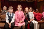 The kids taking part in a Christmas show in Blagoevgrad in late December