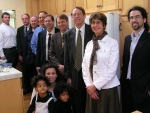 Greg's family gathered at the home of Bahá’í friends in Monterey, California, after the funeral of his mother Joyce Dahl, 18 March
