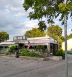 An historic diner in Red Hook, the village closest to Bard College, August