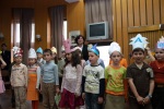 Alphabet Day show put on by the twins' school class, April