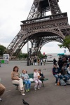 In Paris en route to Madagascar, at the Eiffel Tower and the Jardin de Luxembourg, June