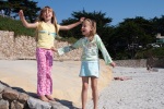 At the Carmel Beach with friends