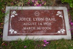 Visiting the grave of Greg's mother Joyce in the beautiful Monterey cemetery, 7/06