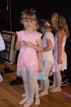 Mina in ballet class, Carmel, February