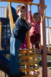 At the Dennis-the-Menace Park, Monterey, January