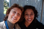 With Emi's friend Sasha Kiani at the Oakland Zoo, March