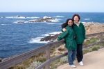 A visit in March to Point Lobos state park with our Malagasy friend Fanja
who is studying at Cornell.