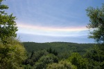 A very unusual clear sky double rainbow, Blagoevgrad, June