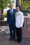 Ian with his uncle Arthur Dahl at his wedding in South Dakota in August