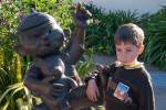 Playing in the Dennis the Menace Park in Monterey, California, in October