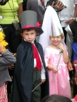 Costume party at the children's school, Antananarivo, Madagascar, March