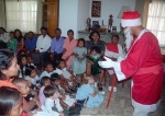 A Christmas party for the families of the IMF staff in mid-December
