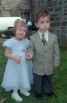 At the wedding of Justin and Mitko (Emi's cousin) in Baltimore, Maryland, April 8, 2001
