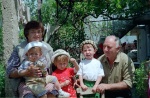 In Blagoevgrad, Bulgaria, with Emi's relatives and friends, May