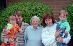 In Carmel for the wedding of Greg's father Arthur (Sr.), July 2000