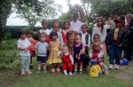 The twins' birthday party at our home in Tana, with our staff and their families, early December