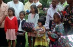 The twins' birthday party at our home in Tana, with our staff and their families, early December