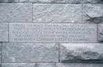 Franklin Delano Roosevelt Memorial at the Tidal Basin, Washington, D.C.