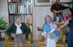 Grandma Joyce's sister Lucile visiting in Carmel, California, September