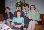 Bahá’í friends Judith, Kasra, Justin and Nellie with Emi, Blagoevgrad, March