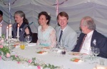 The head table during the reception