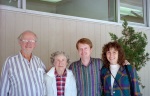 Saying goodbye to Greg's parents, Monterey, California
