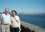 At the Golden Gate  Bridge with Greg's dad