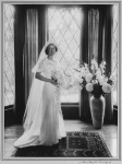 Joyce Dahl wedding portrait, 29 July 1936