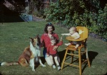 Joyce with Keith and Arthur, 6/43