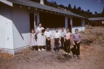 Joyce Dahl with children’s class (incl. Johnny Phillips, Gregory and Roger Dahl), Geyserville, 7/57