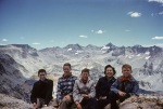 Joyce and boys, Vogelsang, Yosemite, 8/59