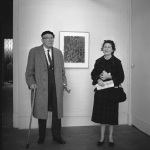 Pehr Hallsten and Joyce Dahl at the Louvre opening, 10/61