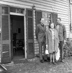 Joyce and Keith and Arthur at Arthur's townhouse in Alexandria, Virginia, 5/71