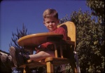 Keith in high chair, 6/6/1943