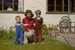 Joyce with Keith and Arthur, 3/44
