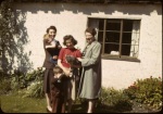 Family w Marion Hofman & Mildred Nichols (blurred), 3/19/1944