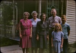 Hoefener family (dark), at Al's home, Leavenworth, 5/27/1944