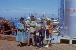 With grandparents, Monterey pier, 8/47
