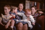 Joyce and boys, 3/6/1949