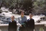 Joyce with Keith and Arthur, Happy Isles, Yosemite, 4/52