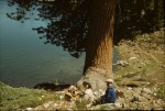 Joyce, K&A, May Lake picnic, Yosemite, 8/14/1952