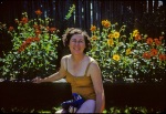 Home Palo Alto, Joyce and flowers, 9/1/1952