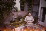 Carmel: Pine Inn Patio, Joyce, 3/28/1954