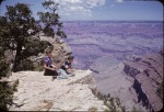 Eastern Trip May 1954: Keith and Arthur at Grand Canyon, 5/18/1954