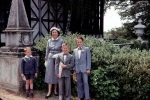 Joyce with Arthur, Roger and Gregory, Ford Country Day School, 6/11/54