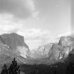 Yosemite Valley from Wawona Tunnel 2/22/1955