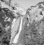 Yosemite Falls from Wawona Tunnel 2/24/1955