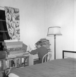 scenes at Garnett house [rented house Pebble Beach] 5/31/1956