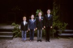 Pebble Beach: RLS graduation, 4 boys, 6/8/1956