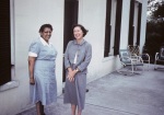 Joyce & Malena Bouldin, Earlham College, 4/26/1957